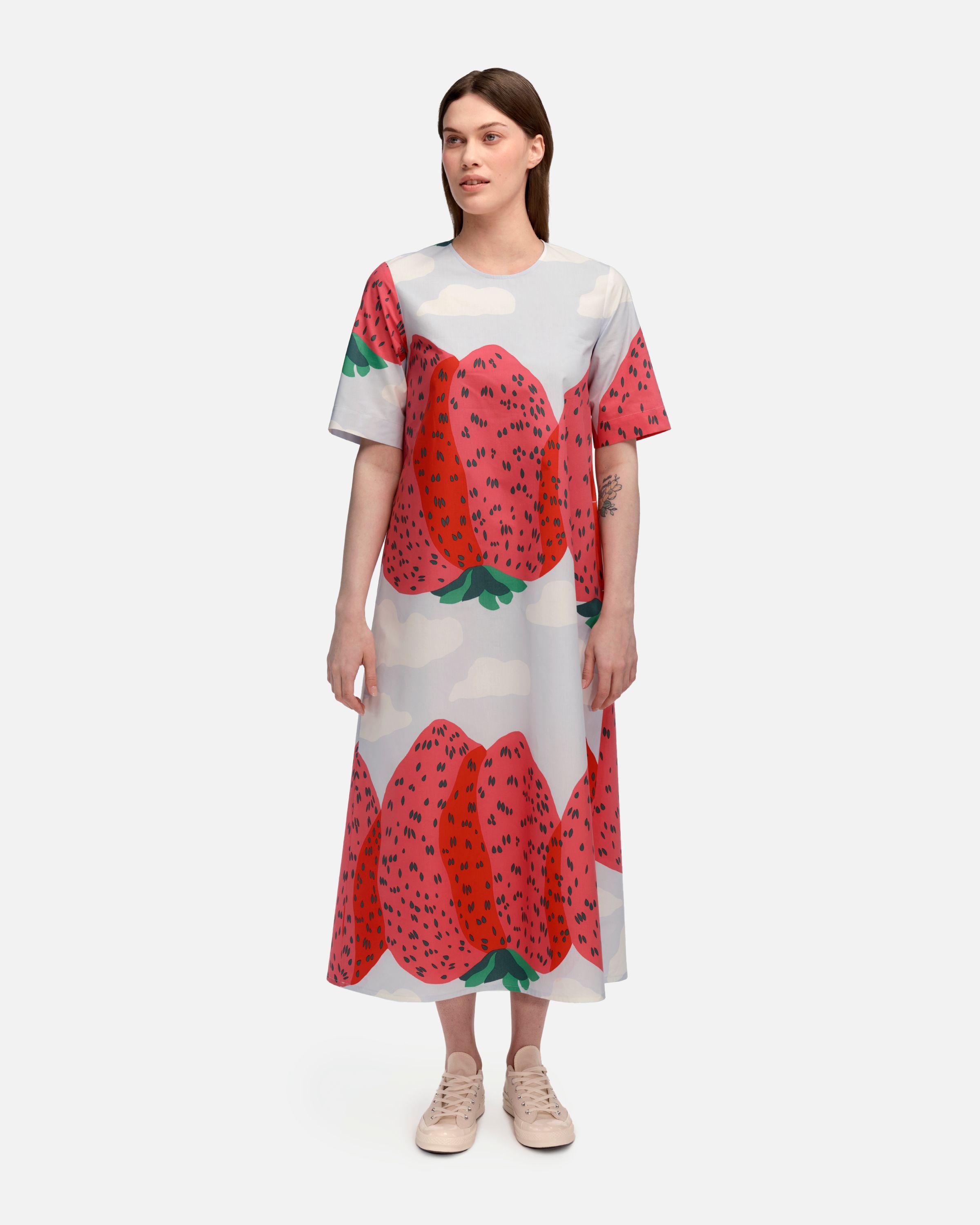 Kotelo Mansikkavuoret Cotton poplin dress