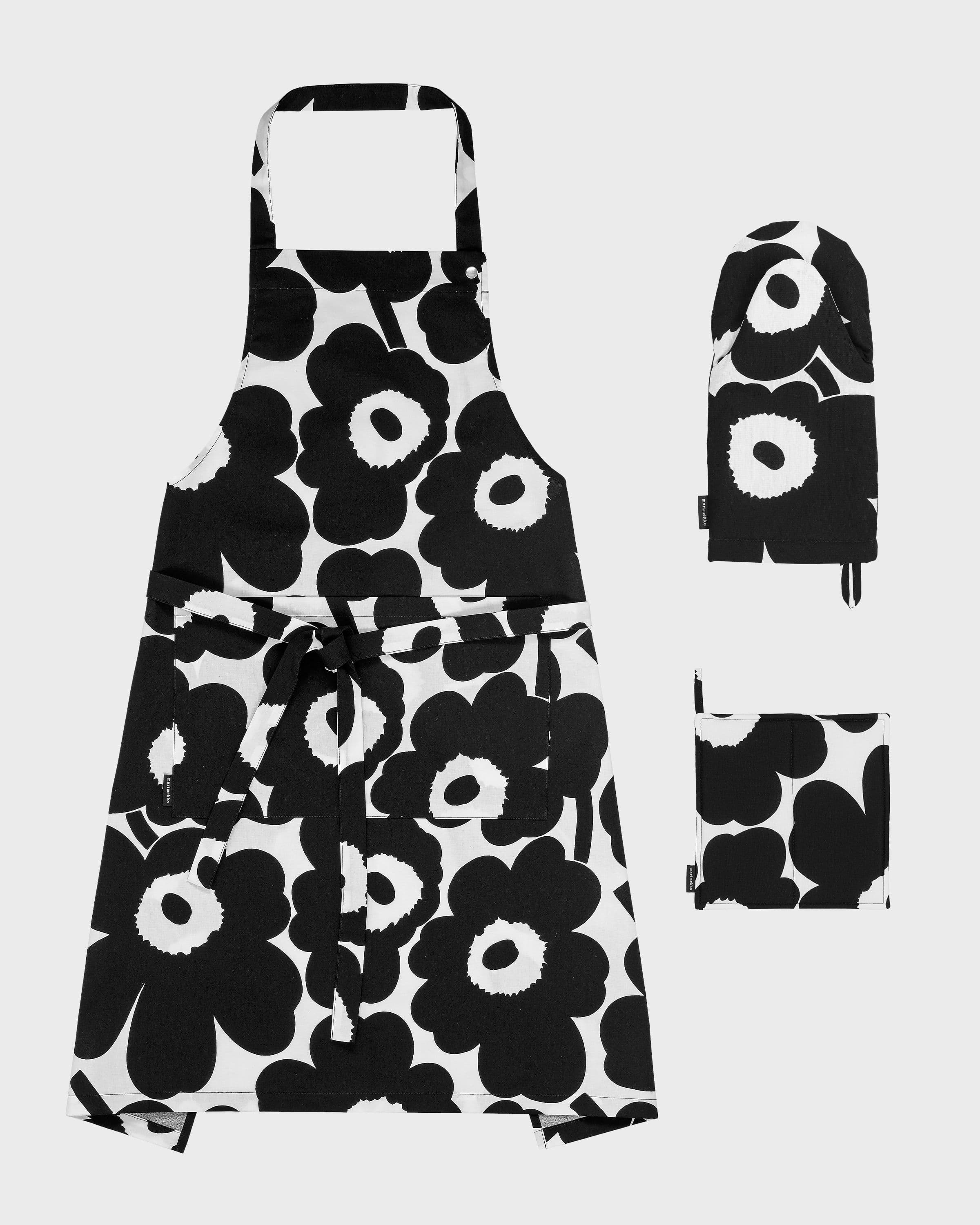 Pieni Unikko Kitchen textile set