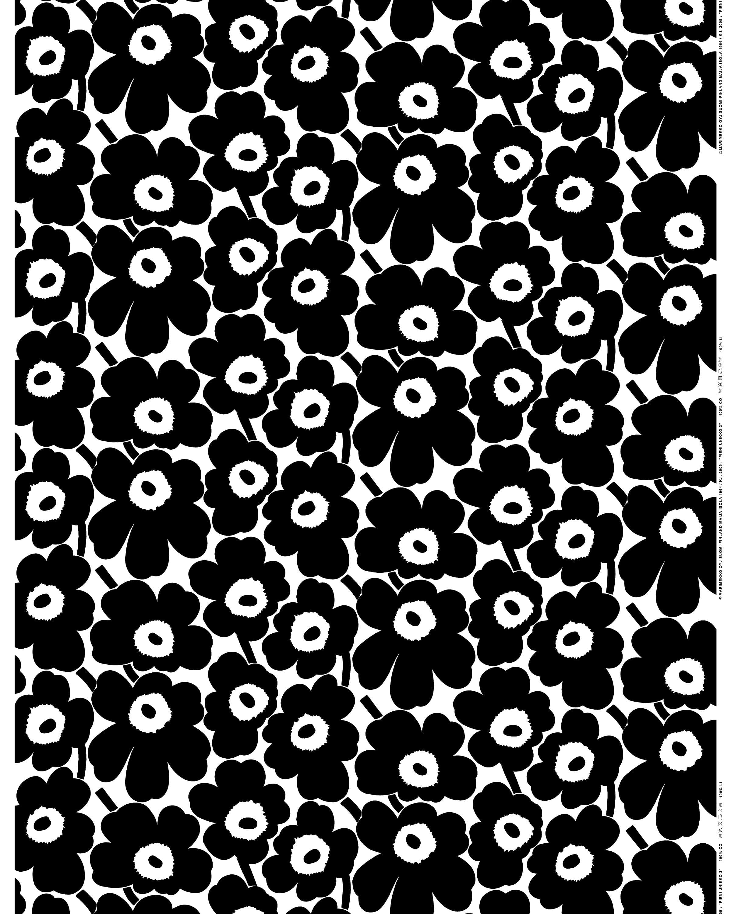 Pieni Unikko Cotton fabric