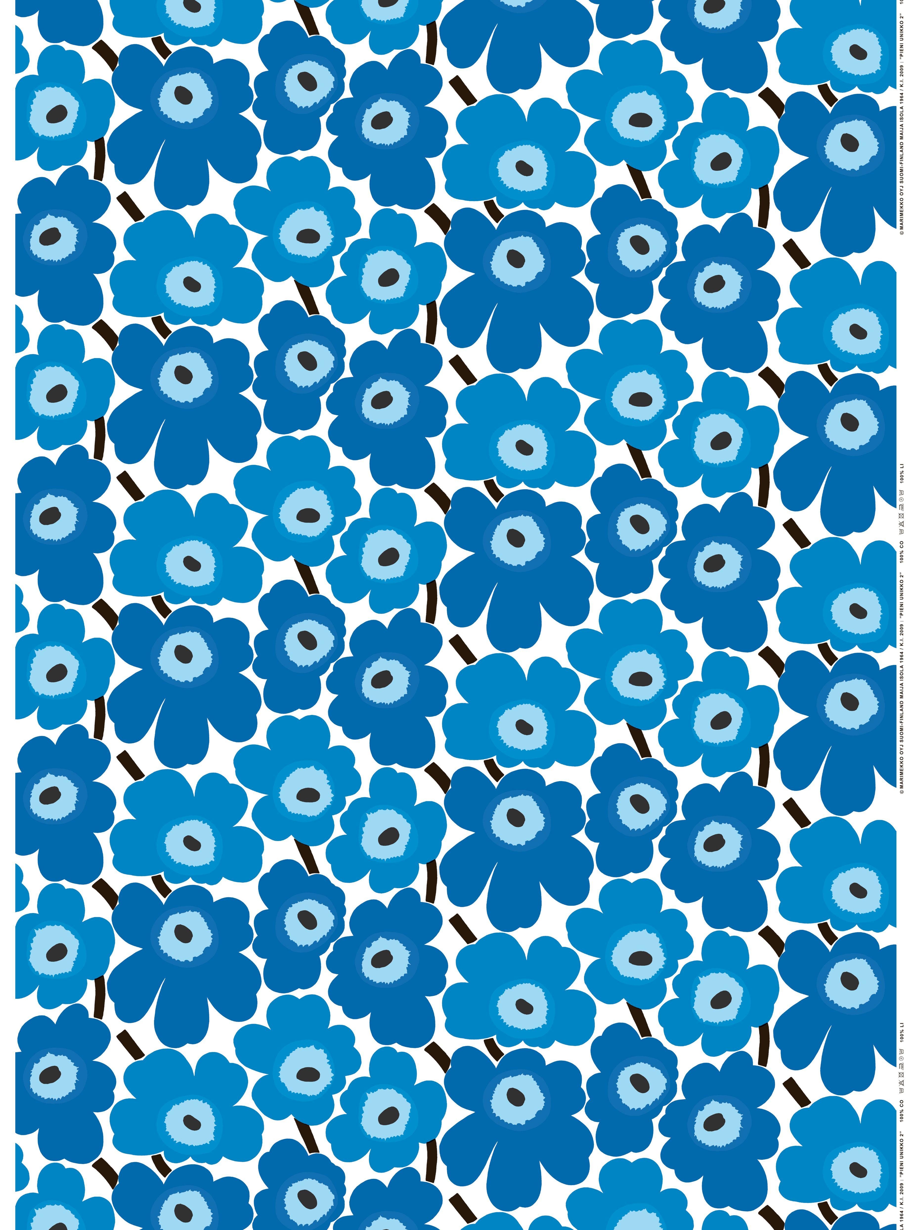 Pieni Unikko Cotton fabric