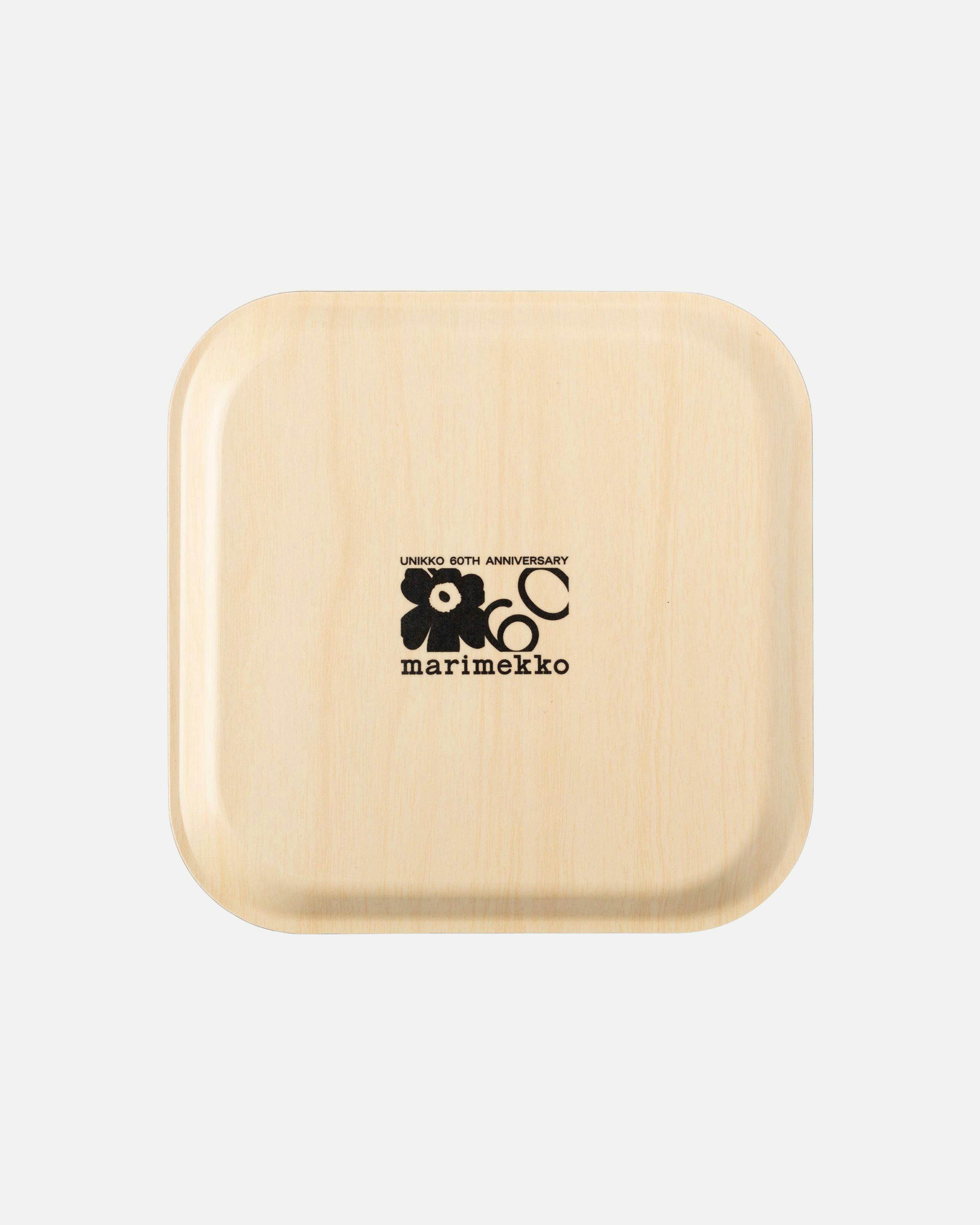 Unikko 60 Anniversary Plywood tray 20x20 cm