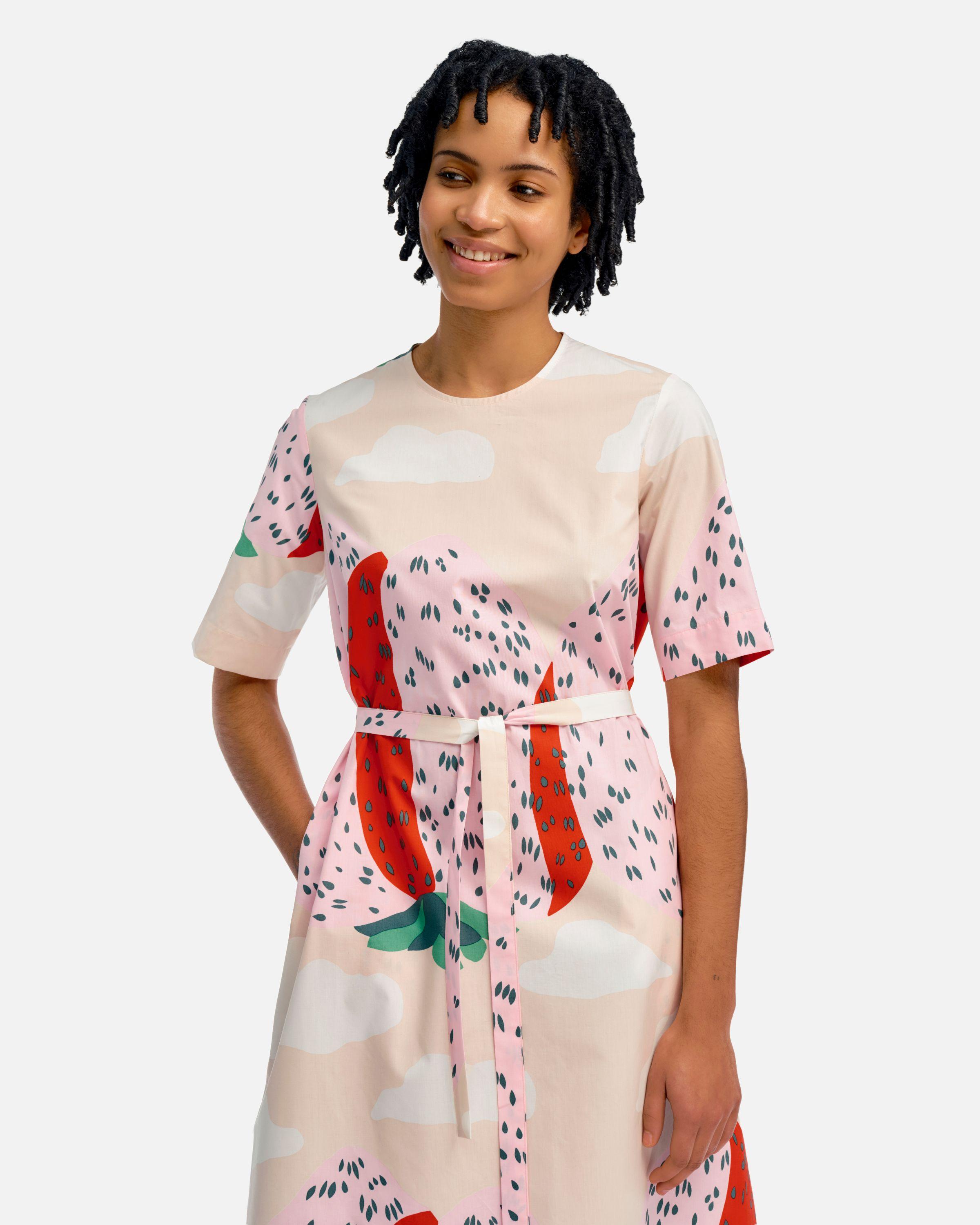 Kotelo Mansikkavuoret Cotton poplin dress